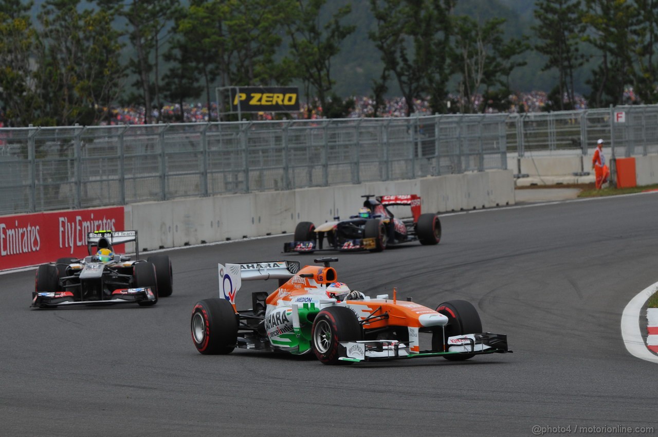 GP COREA, 06.10.2013- Gara: Paul di Resta (GBR) Sahara Force India F1 Team VJM06 