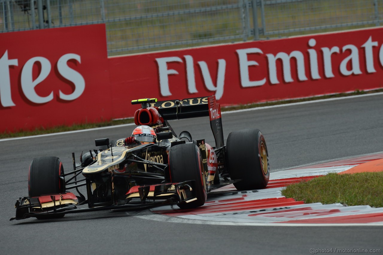 GP COREA, 06.10.2013- Gara: Romain Grosjean (FRA) Lotus F1 Team E21 