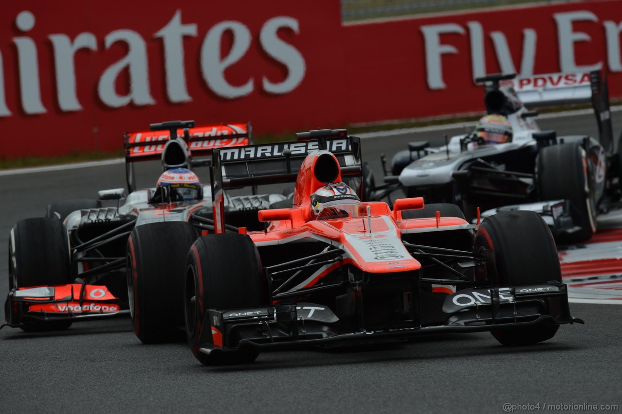 GP COREA, 06.10.2013- Gara: Jules Bianchi (FRA) Marussia F1 Team MR02 