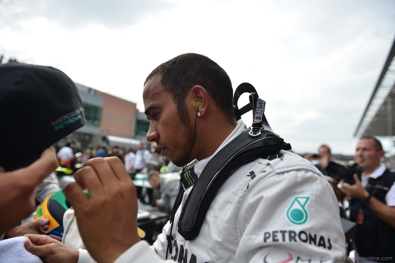 GP COREA, 06.10.2013- Gara: Lewis Hamilton (GBR) Mercedes AMG F1 W04 