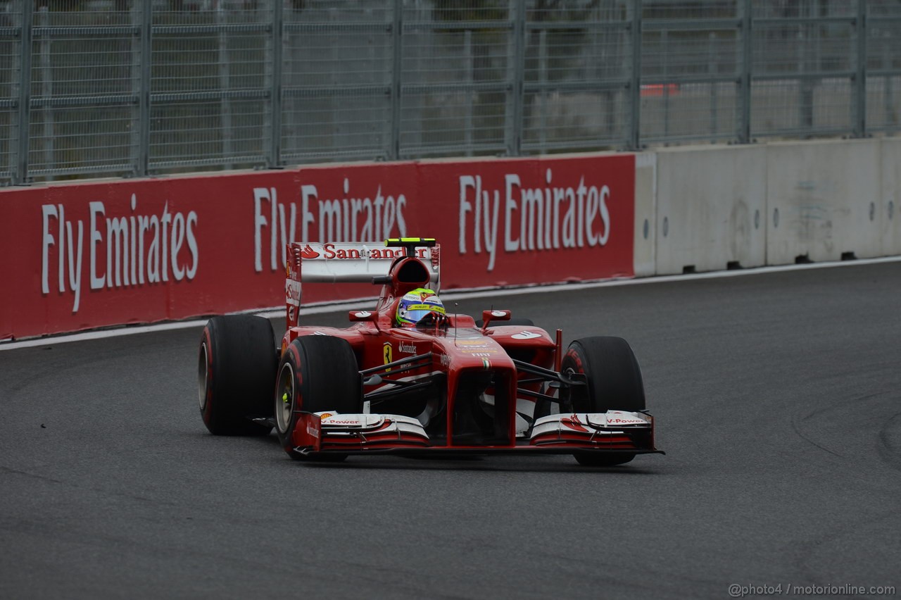 GP COREA, 06.10.2013- Gara: Felipe Massa (BRA) Ferrari F138 