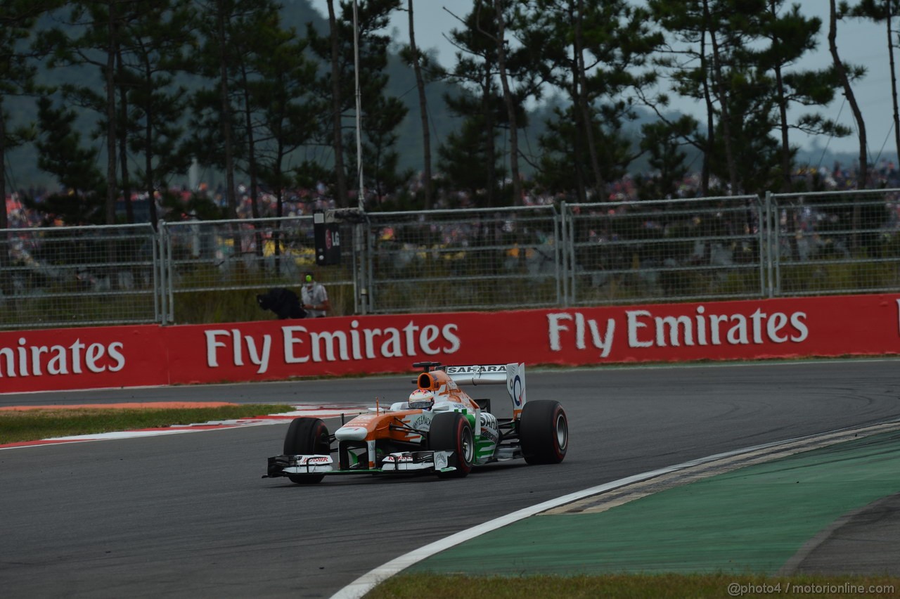 GP COREA, 06.10.2013- Gara: Paul di Resta (GBR) Sahara Force India F1 Team VJM06 