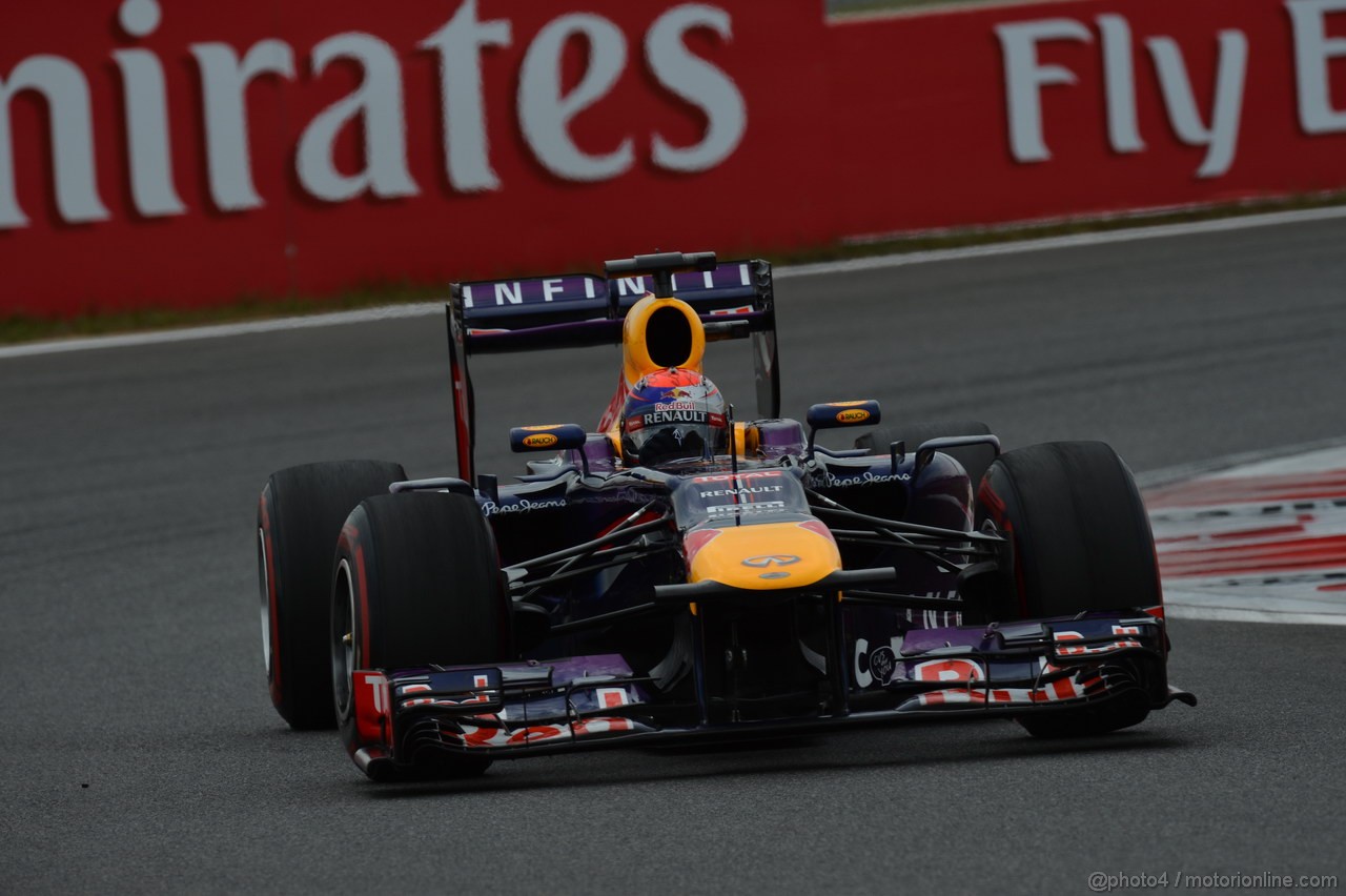 GP COREA, 06.10.2013- Gara: Sebastian Vettel (GER) Red Bull Racing RB9 