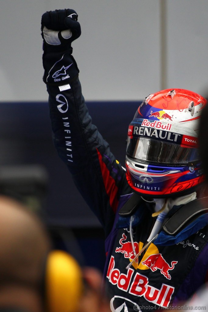 GP COREA, 06.10.2013- winner Sebastian Vettel (GER) Red Bull Racing RB9