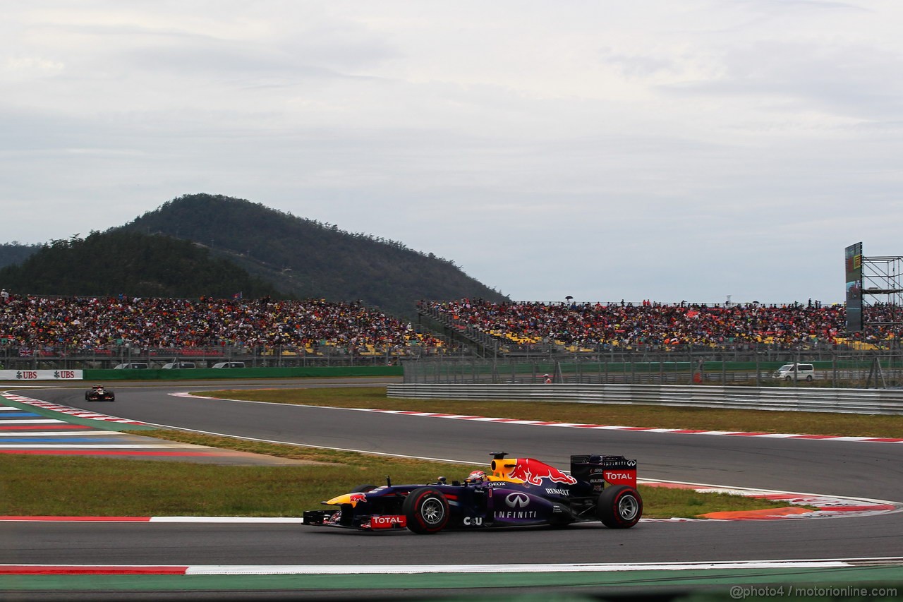 GP COREA, 06.10.2013- Gara, Sebastian Vettel (GER) Red Bull Racing RB9