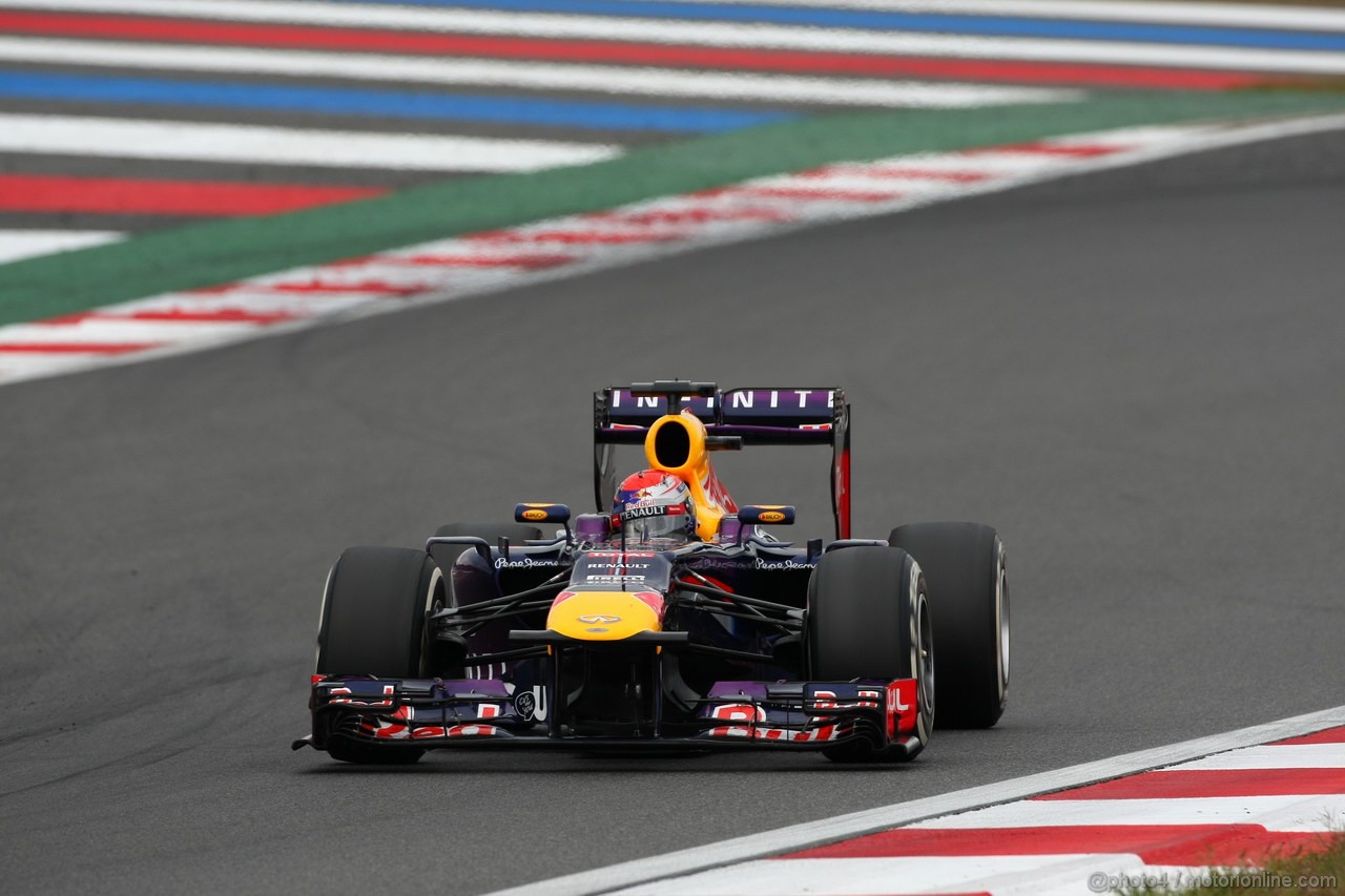 GP COREA, 06.10.2013- Gara, Sebastian Vettel (GER) Red Bull Racing RB9