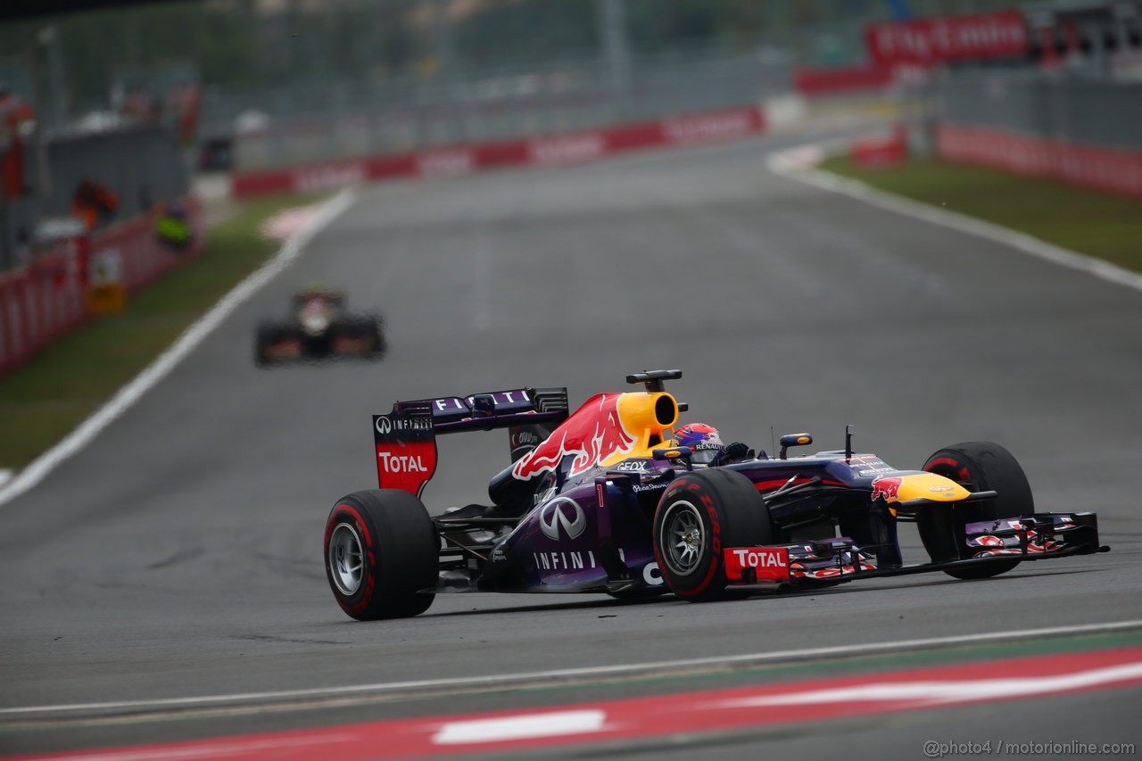 GP COREA, 06.10.2013- Gara, Sebastian Vettel (GER) Red Bull Racing RB9