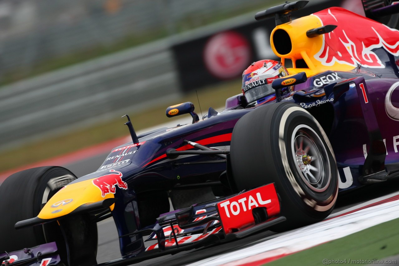 GP COREA, 06.10.2013- Gara, Sebastian Vettel (GER) Red Bull Racing RB9