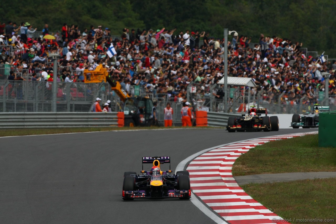 GP COREA, 06.10.2013- Gara, Sebastian Vettel (GER) Red Bull Racing RB9