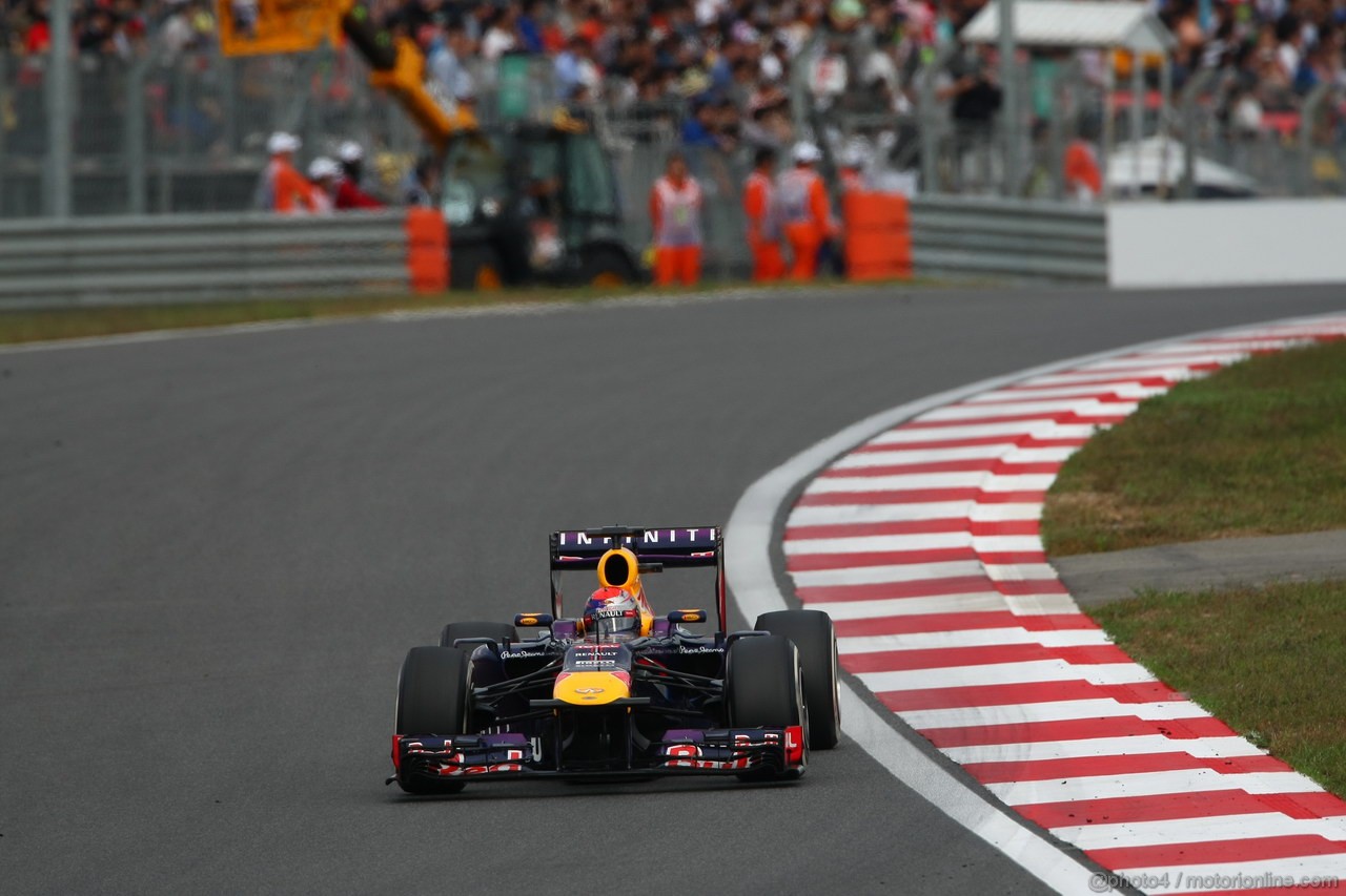 GP COREA, 06.10.2013- Gara, Sebastian Vettel (GER) Red Bull Racing RB9