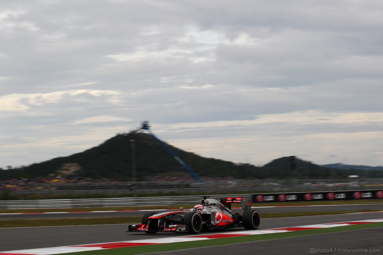 GP COREA, 06.10.2013- Gara, Jenson Button (GBR) McLaren Mercedes MP4-28