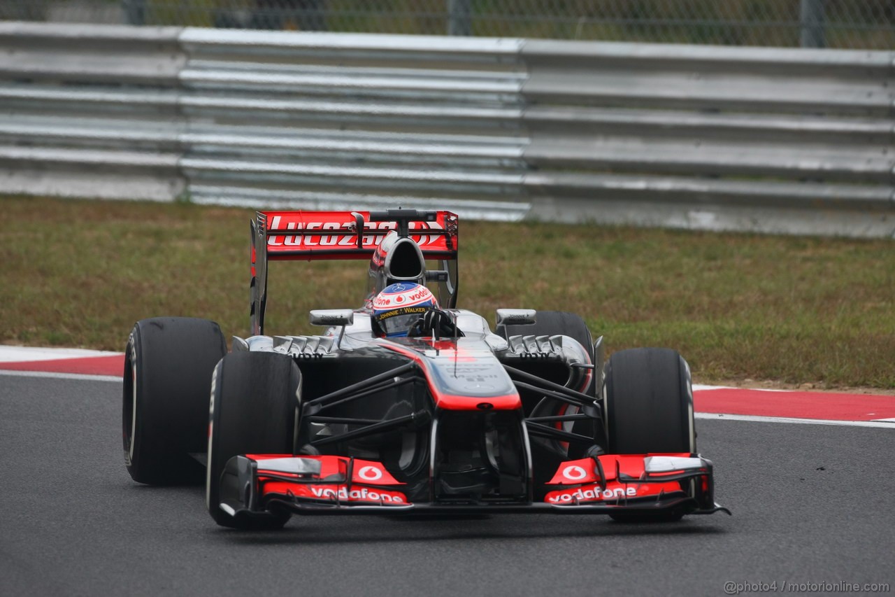 GP COREA, 06.10.2013- Gara, Jenson Button (GBR) McLaren Mercedes MP4-28