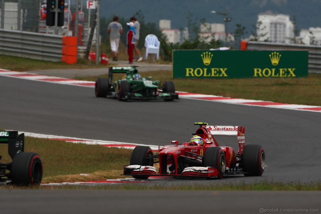 GP COREA, 06.10.2013- Gara, Felipe Massa (BRA) Ferrari F138