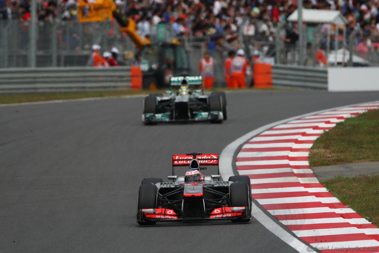 GP COREA, 06.10.2013- Gara, Jenson Button (GBR) McLaren Mercedes MP4-28