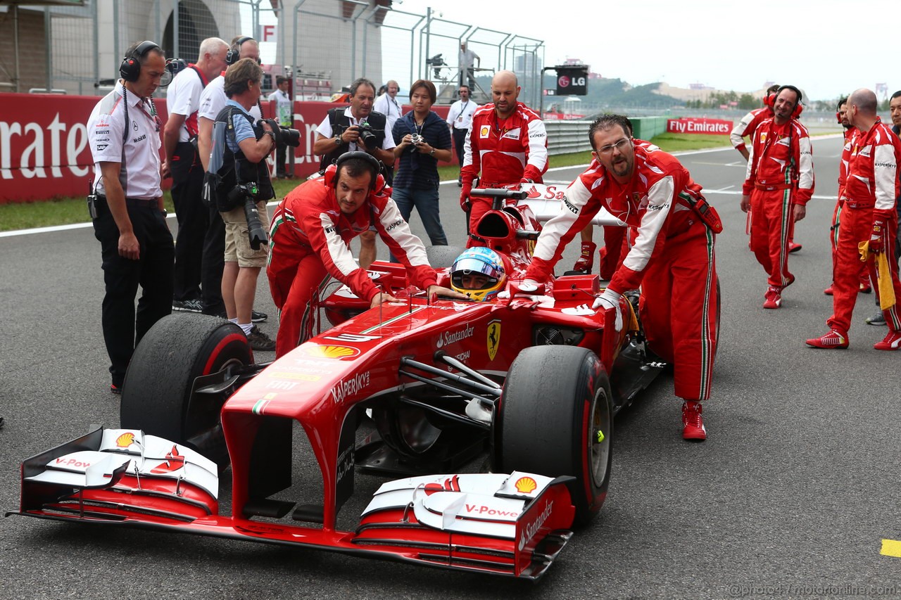 GP COREA, 06.10.2013-  Fernando Alonso (ESP) Ferrari F138