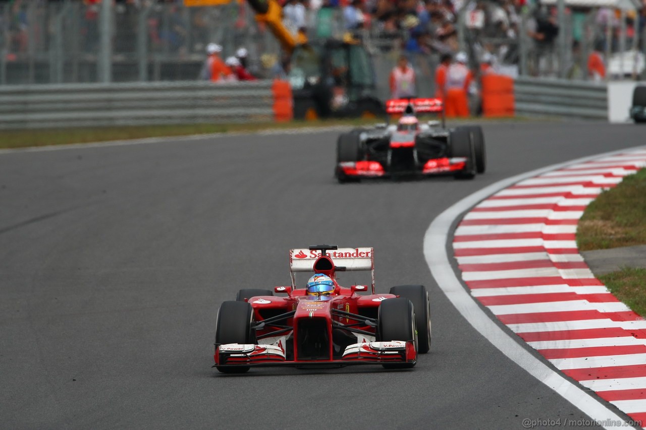 GP COREA, 06.10.2013- Gara, Fernando Alonso (ESP) Ferrari F138