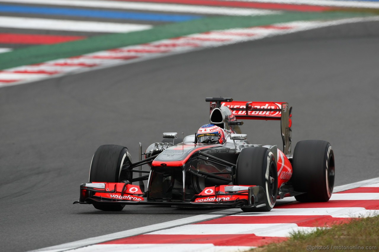 GP COREA, 06.10.2013- Gara, Jenson Button (GBR) McLaren Mercedes MP4-28