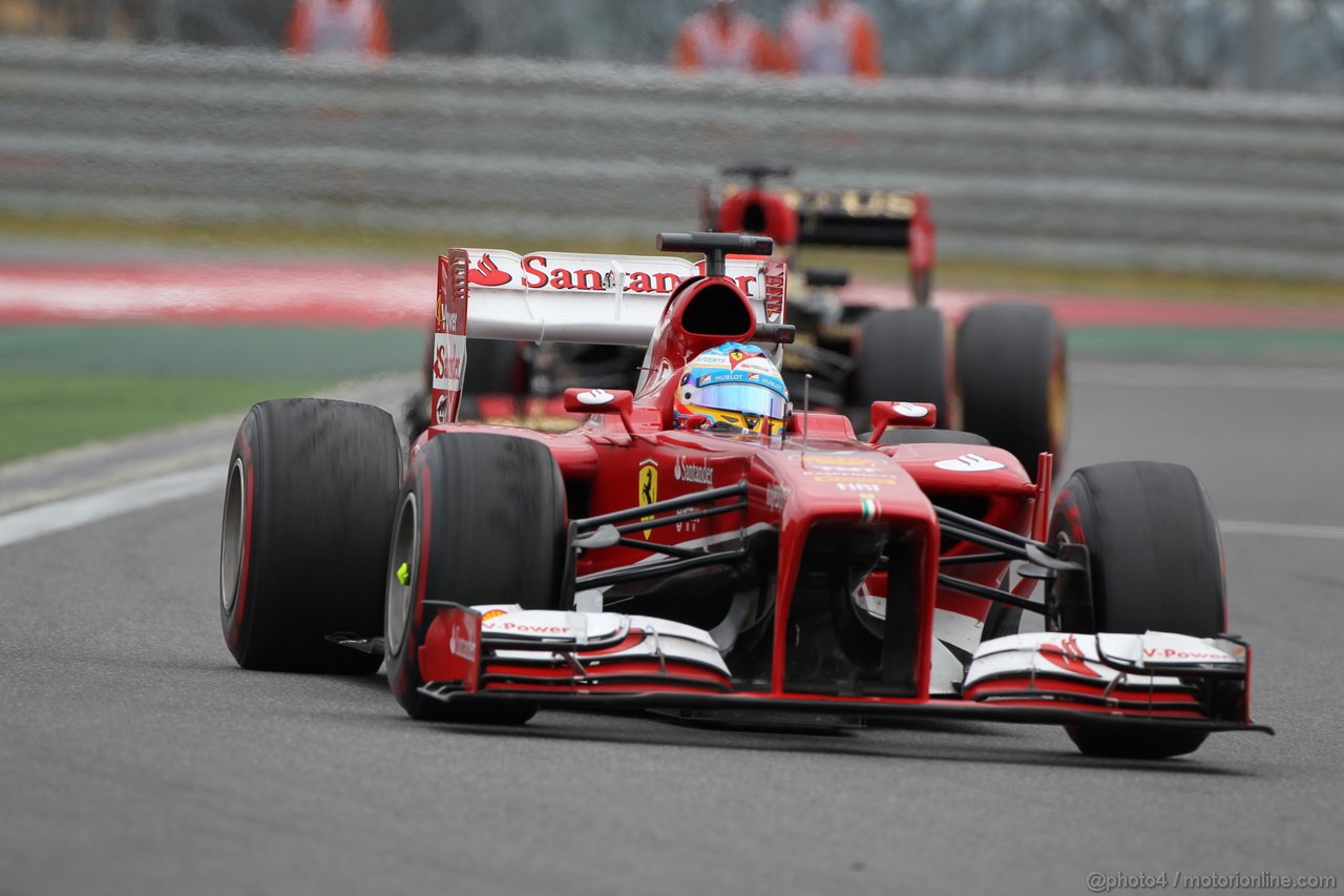 GP COREA, 06.10.2013- Gara, Fernando Alonso (ESP) Ferrari F138