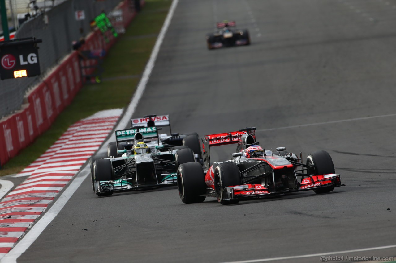 GP COREA, 06.10.2013- Gara, Jenson Button (GBR) McLaren Mercedes MP4-28