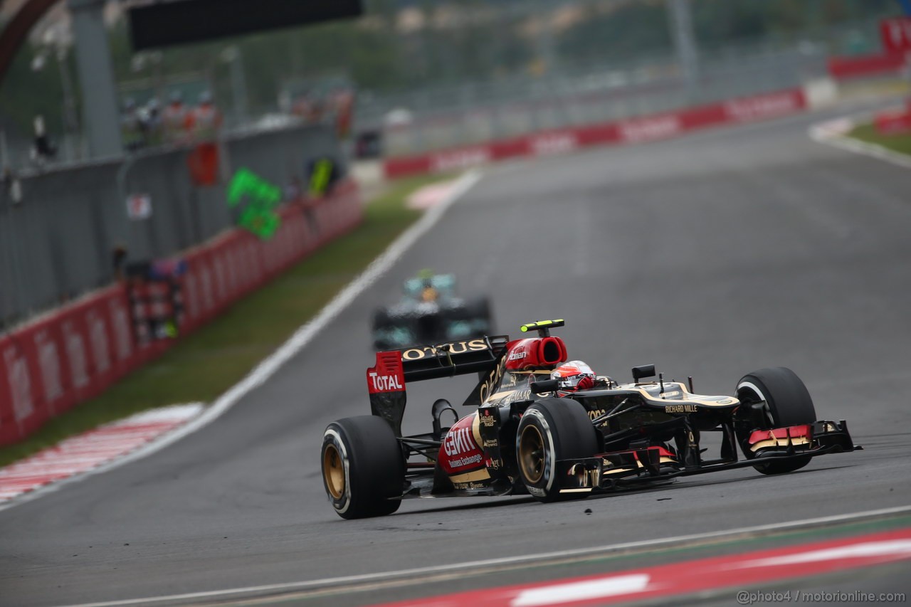 GP COREA, 06.10.2013- Gara, Romain Grosjean (FRA) Lotus F1 Team E213