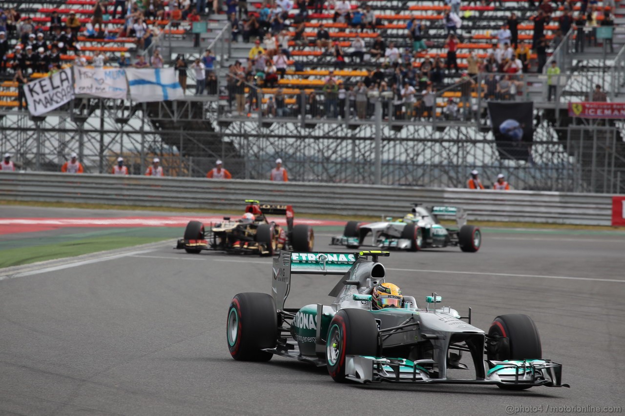 GP COREA, 06.10.2013- Gara, Lewis Hamilton (GBR) Mercedes AMG F1 W04