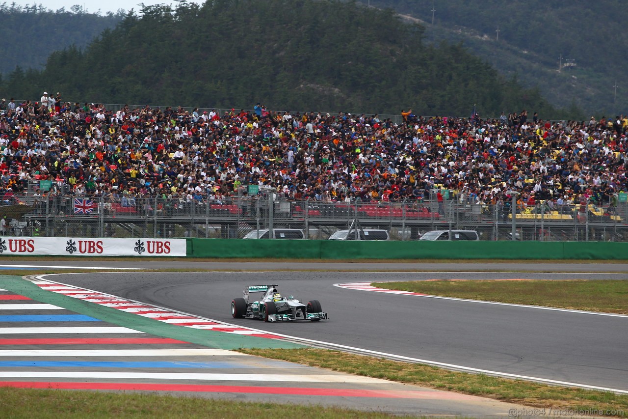 GP COREA, 06.10.2013- Gara, Nico Rosberg (GER) Mercedes AMG F1 W04