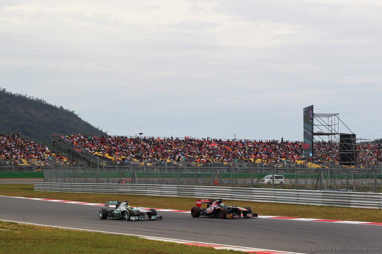 GP COREA, 06.10.2013- Gara, Nico Rosberg (GER) Mercedes AMG F1 W04