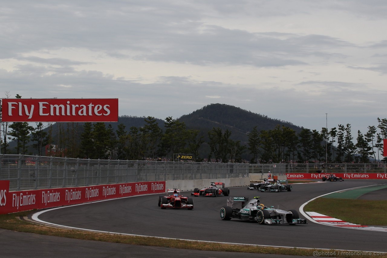 GP COREA, 06.10.2013- Gara, Lewis Hamilton (GBR) Mercedes AMG F1 W04