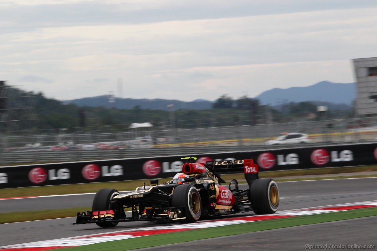 GP COREA, 06.10.2013- Gara, Romain Grosjean (FRA) Lotus F1 Team E213