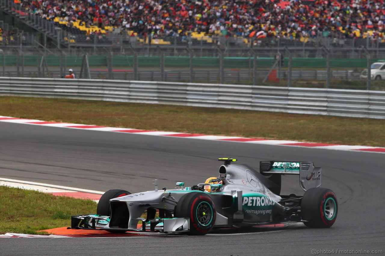 GP COREA, 06.10.2013- Gara, Lewis Hamilton (GBR) Mercedes AMG F1 W04