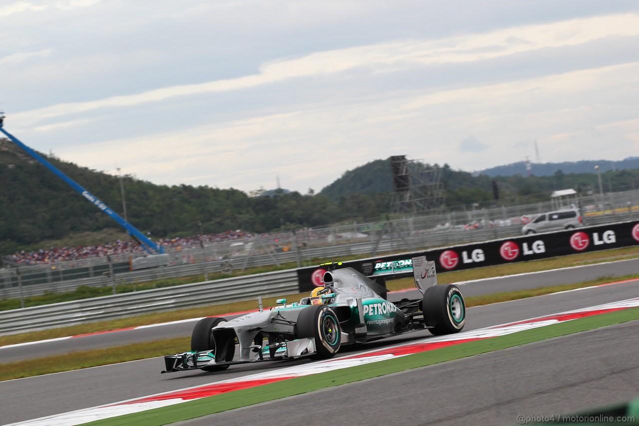 GP COREA, 06.10.2013- Gara, Lewis Hamilton (GBR) Mercedes AMG F1 W04