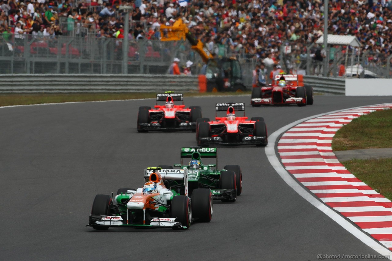 GP COREA, 06.10.2013- Gara, Adrian Sutil (GER), Sahara Force India F1 Team VJM06