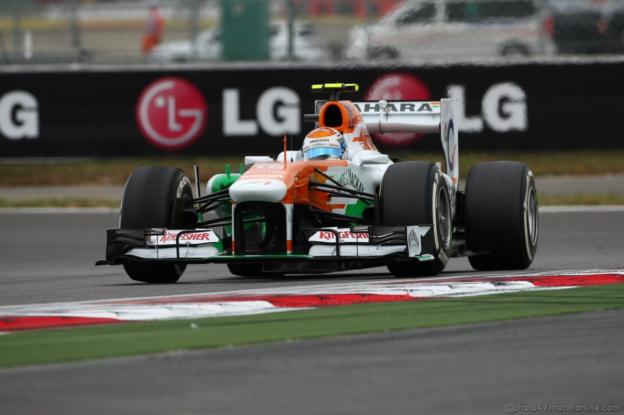 GP COREA, 06.10.2013- Gara, Adrian Sutil (GER), Sahara Force India F1 Team VJM06