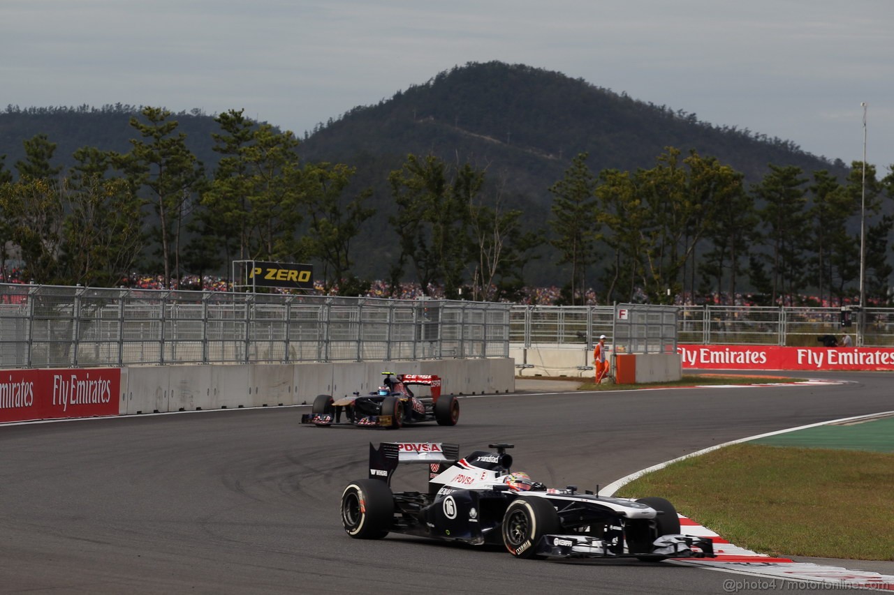 GP COREA, 06.10.2013- Gara, Pastor Maldonado (VEN) Williams F1 Team FW35