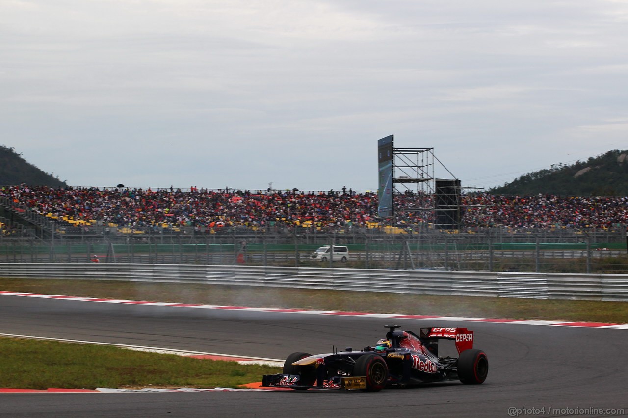 GP COREA, 06.10.2013- Gara, Jean-Eric Vergne (FRA) Scuderia Toro Rosso STR8