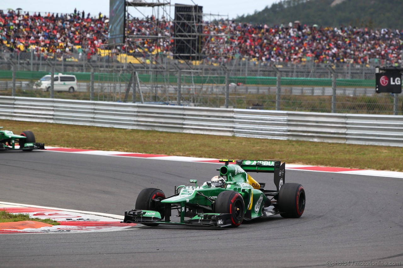 GP COREA, 06.10.2013- Gara, Giedo Van der Garde (NED), Caterham F1 Team CT03