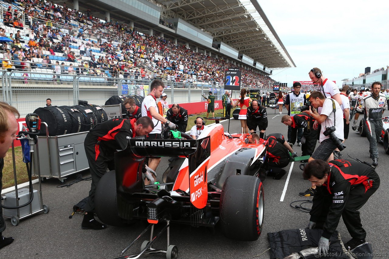 GP COREA, 06.10.2013- Gara, Jules Bianchi (FRA) Marussia F1 Team MR02