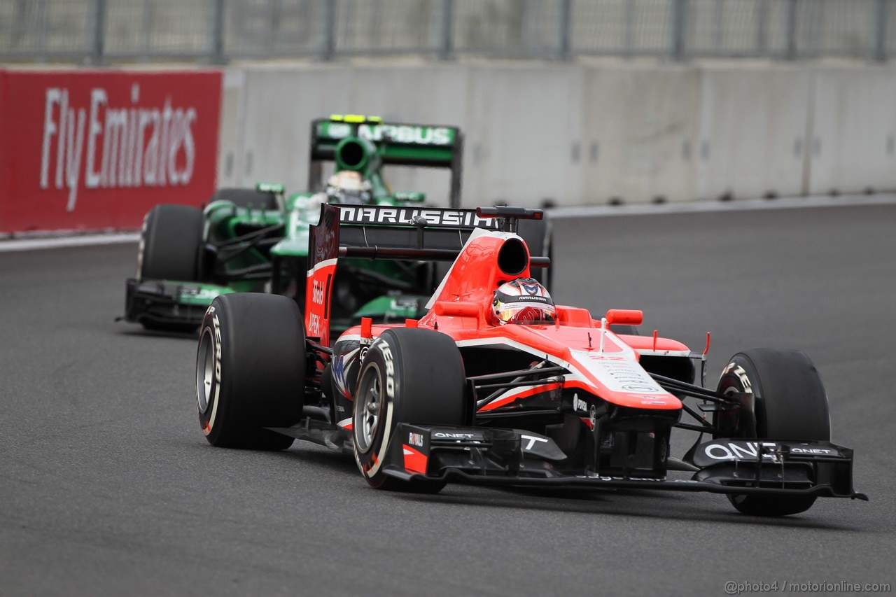 GP COREA, 06.10.2013- Gara, Jules Bianchi (FRA) Marussia F1 Team MR02