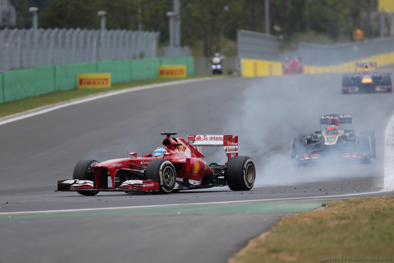 GP COREA, 06.10.2013- Gara, Fernando Alonso (ESP) Ferrari F138