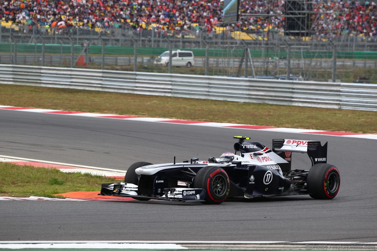 GP COREA, 06.10.2013- Gara, Valtteri Bottas (FIN), Williams F1 Team FW35