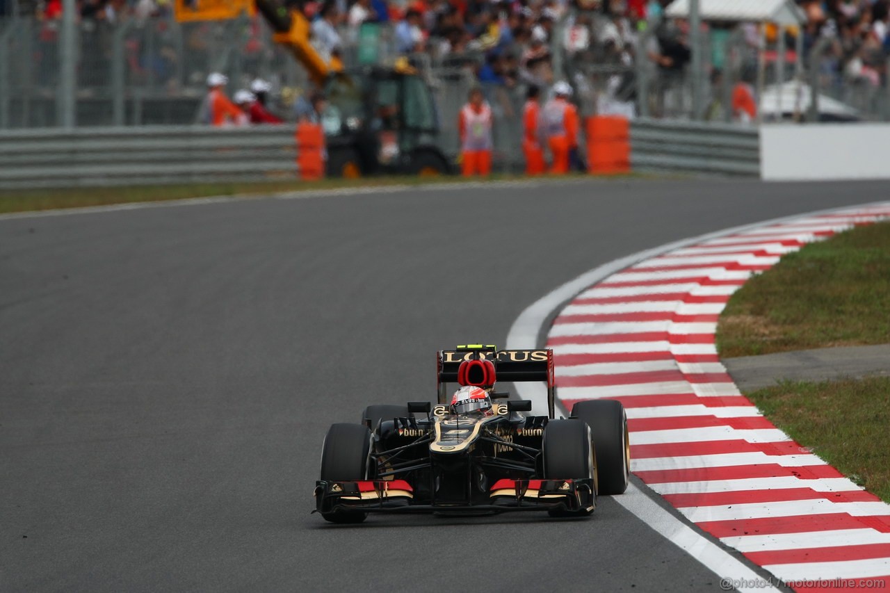 GP COREA, 06.10.2013- Gara, Romain Grosjean (FRA) Lotus F1 Team E213