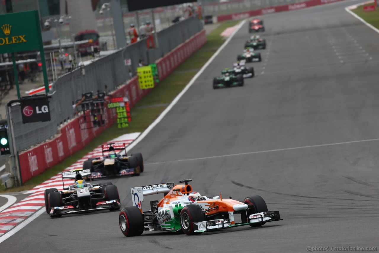 GP COREA, 06.10.2013- Gara, Paul di Resta (GBR) Sahara Force India F1 Team VJM06