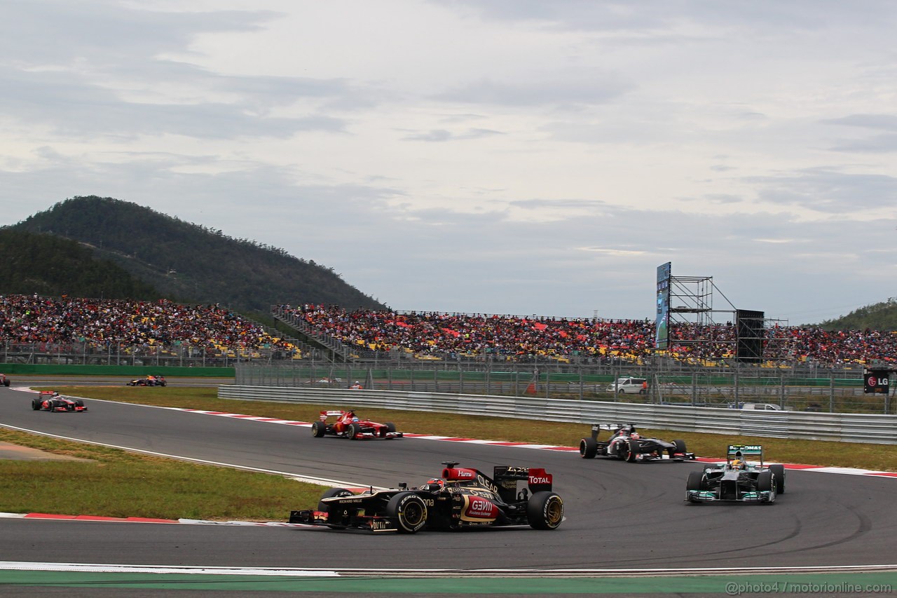GP COREA, 06.10.2013- Gara, Kimi Raikkonen (FIN) Lotus F1 Team E21