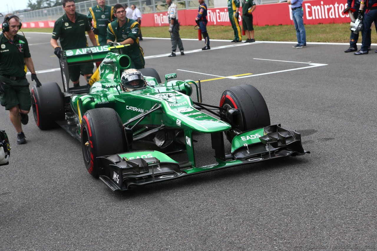 GP COREA, 06.10.2013- Gara, Giedo Van der Garde (NED), Caterham F1 Team CT03