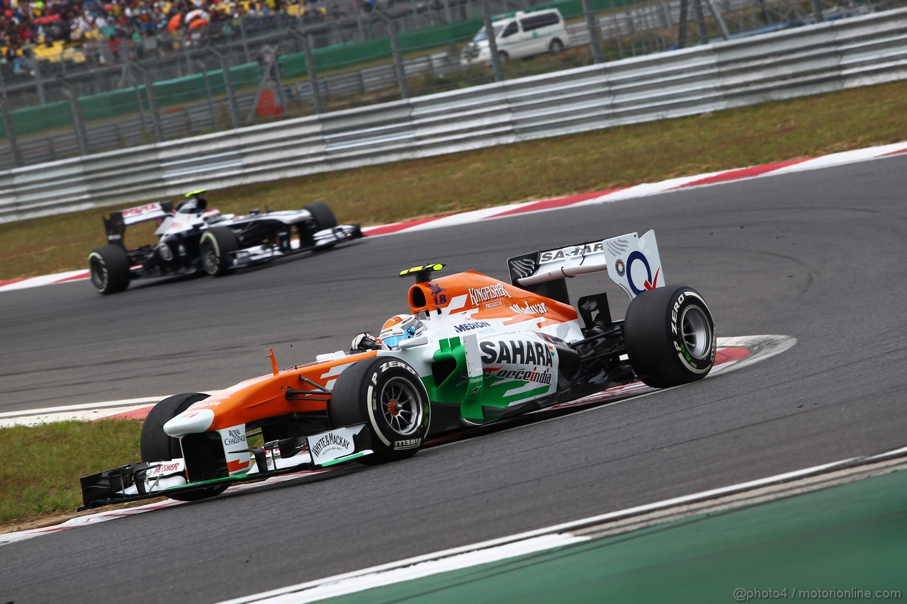 GP COREA, 06.10.2013- Gara, Adrian Sutil (GER), Sahara Force India F1 Team VJM06