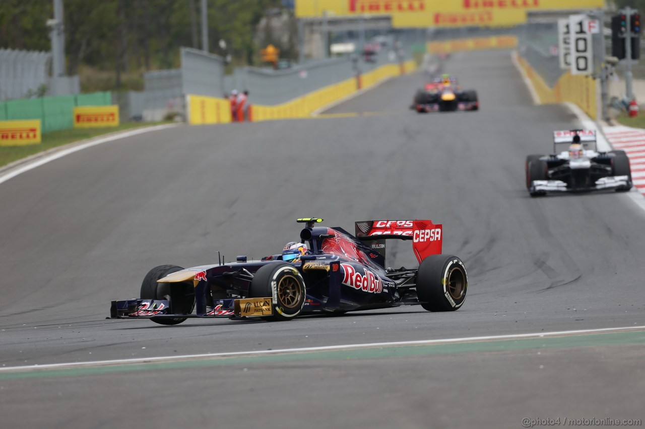 GP COREA, 06.10.2013- Gara, Daniel Ricciardo (AUS) Scuderia Toro Rosso STR8