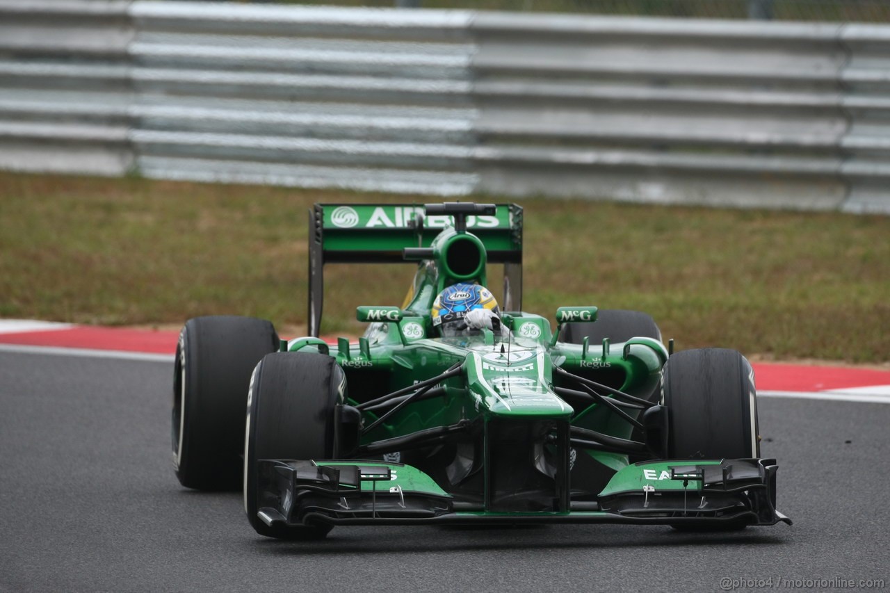 GP COREA, 06.10.2013- Gara, Charles Pic (FRA) Caterham F1 Team CT03