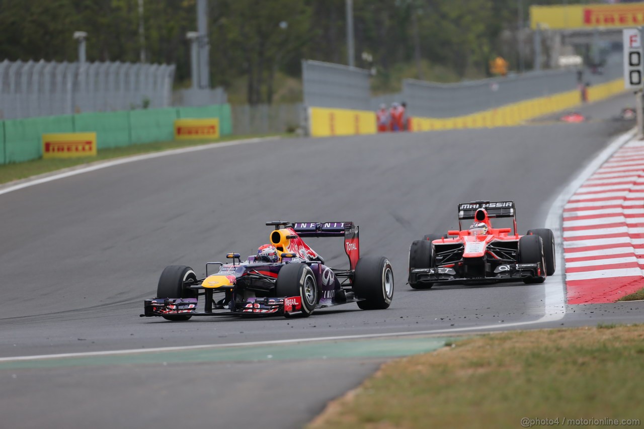 GP COREA, 06.10.2013- Gara,Sebastian Vettel (GER) Red Bull Racing RB9