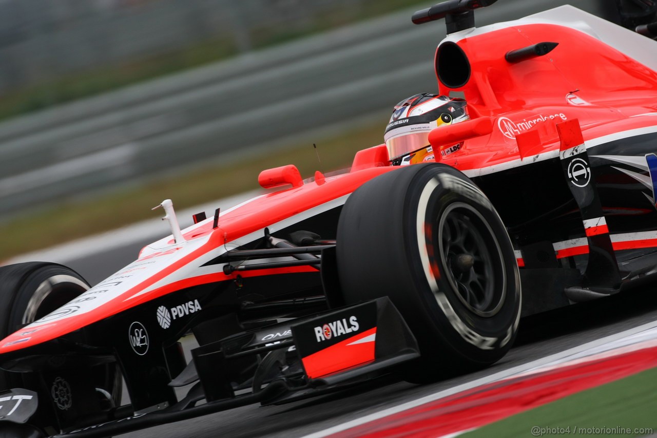 GP COREA, 06.10.2013- Gara, Jules Bianchi (FRA) Marussia F1 Team MR02