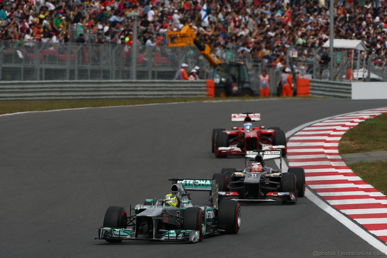 GP COREA, 06.10.2013- Gara, Nico Rosberg (GER) Mercedes AMG F1 W04